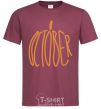 Men's T-Shirt october burgundy фото