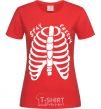 Women's T-shirt stay creepy red фото