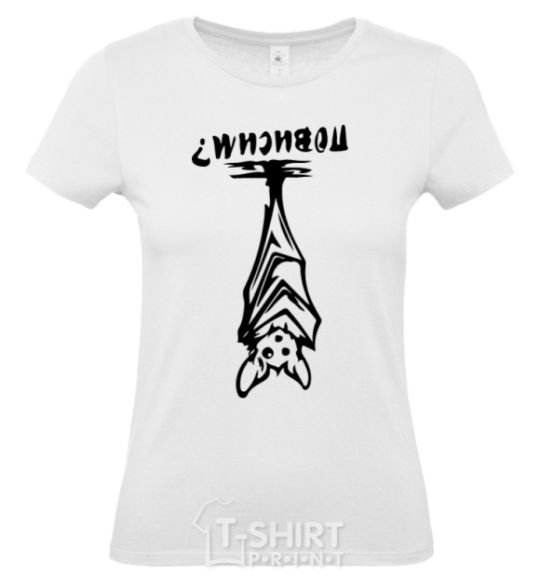 Women's T-shirt Let's hang out White фото