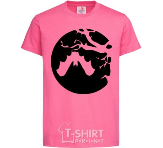 Детская футболка Летучая мышь Ярко-розовый фото