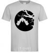 Men's T-Shirt Bat grey фото