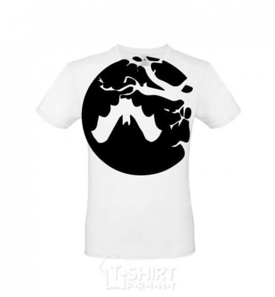 Men's T-Shirt Bat White фото