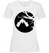 Women's T-shirt Bat White фото