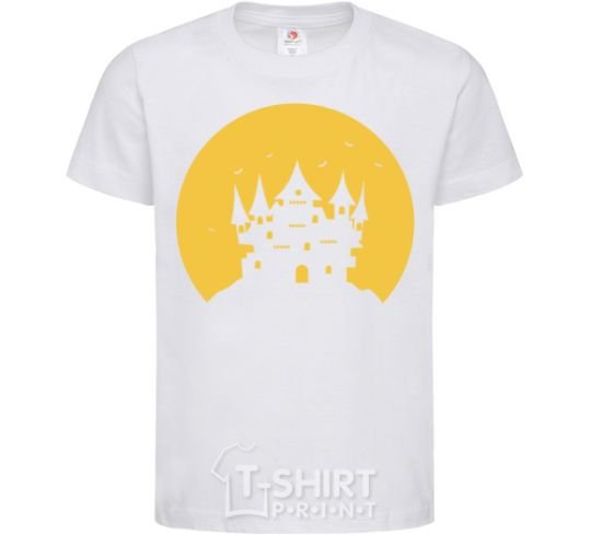 Kids T-shirt Moon White фото