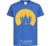 Kids T-shirt Moon royal-blue фото