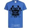 Kids T-shirt Cloun trick or treat royal-blue фото