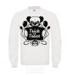 Sweatshirt Cloun trick or treat White фото