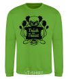 Sweatshirt Cloun trick or treat orchid-green фото