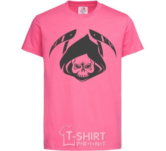Детская футболка Death Ярко-розовый фото