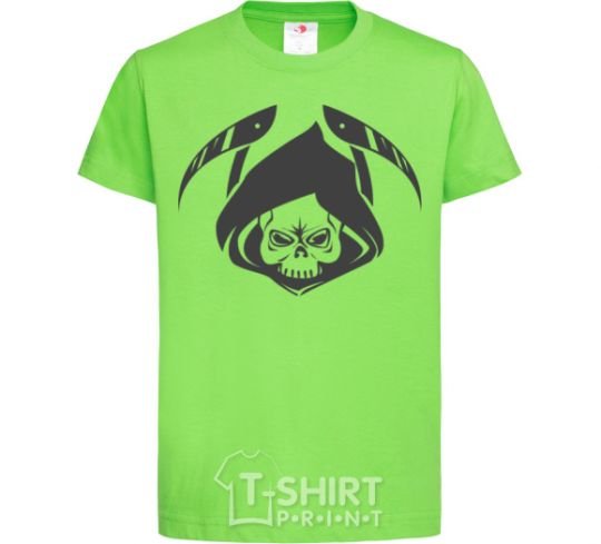 Kids T-shirt Death orchid-green фото