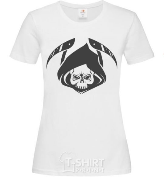 Women's T-shirt Death White фото