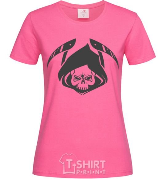 Женская футболка Death Ярко-розовый фото