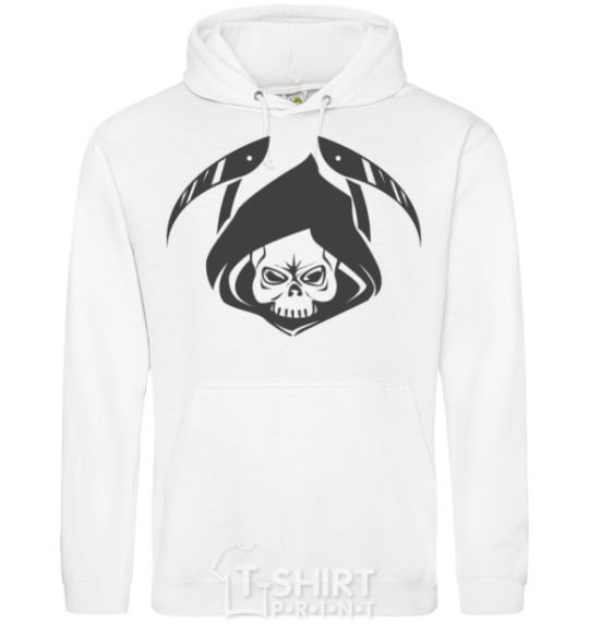 Men`s hoodie Death White фото