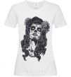 Women's T-shirt Santa Muerte White фото