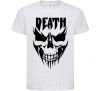 Kids T-shirt DEATH SKULL White фото