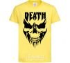 Kids T-shirt DEATH SKULL cornsilk фото