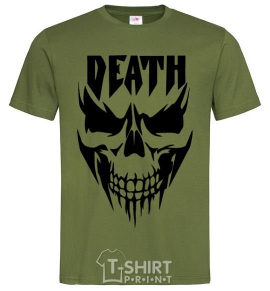 Men's T-Shirt DEATH SKULL millennial-khaki фото