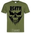 Men's T-Shirt DEATH SKULL millennial-khaki фото