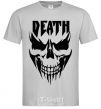 Men's T-Shirt DEATH SKULL grey фото