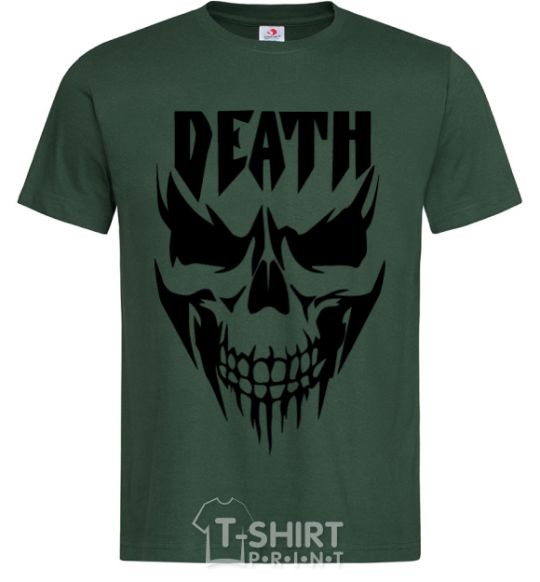 Men's T-Shirt DEATH SKULL bottle-green фото