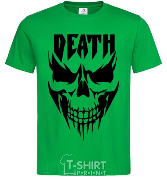 Men's T-Shirt DEATH SKULL kelly-green фото