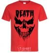 Men's T-Shirt DEATH SKULL red фото