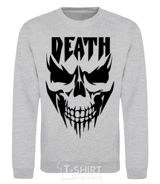 Sweatshirt DEATH SKULL sport-grey фото