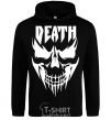 Men`s hoodie DEATH SKULL black фото