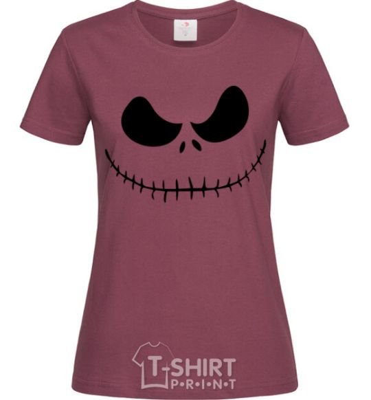 Women's T-shirt Jack burgundy фото