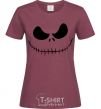 Women's T-shirt Jack burgundy фото