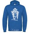 Men`s hoodie Sally royal фото