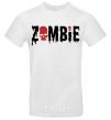 Мужская футболка zombie red Белый фото