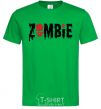 Men's T-Shirt zombie red kelly-green фото