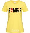 Women's T-shirt zombie red cornsilk фото