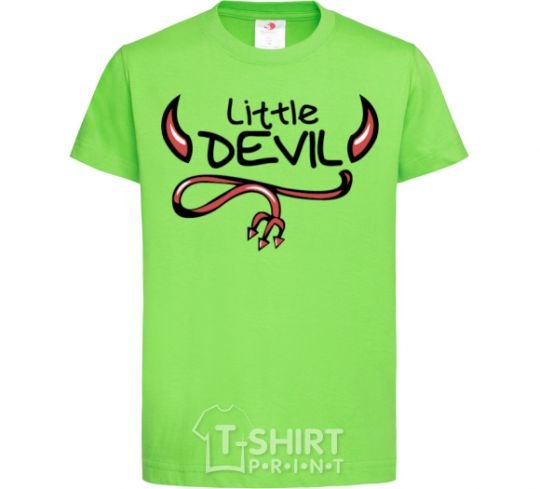 Детская футболка Little Devil original Лаймовый фото