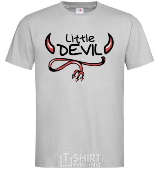 Men's T-Shirt Little Devil original grey фото