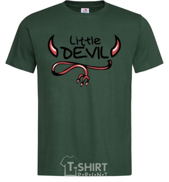 Men's T-Shirt Little Devil original bottle-green фото