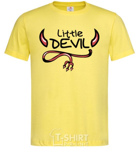 Men's T-Shirt Little Devil original cornsilk фото