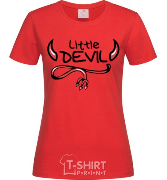 Женская футболка Little Devil original Красный фото