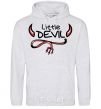 Men`s hoodie Little Devil original sport-grey фото