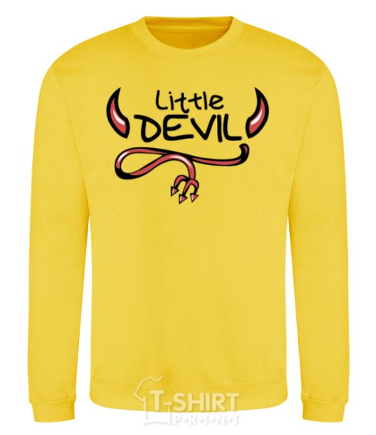 Sweatshirt Little Devil original yellow фото