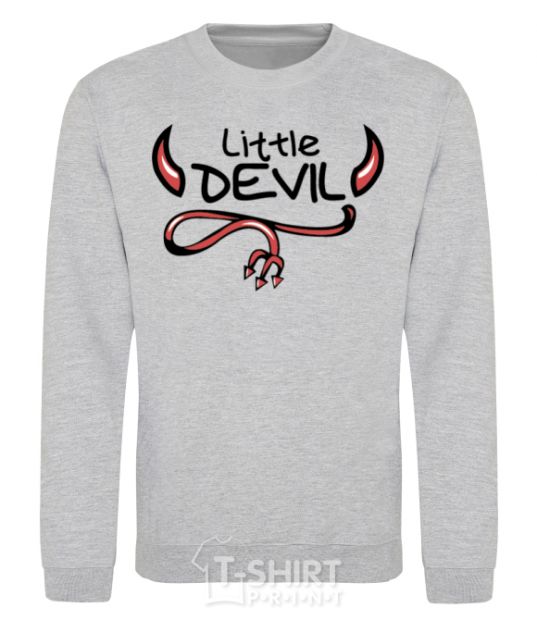 Sweatshirt Little Devil original sport-grey фото