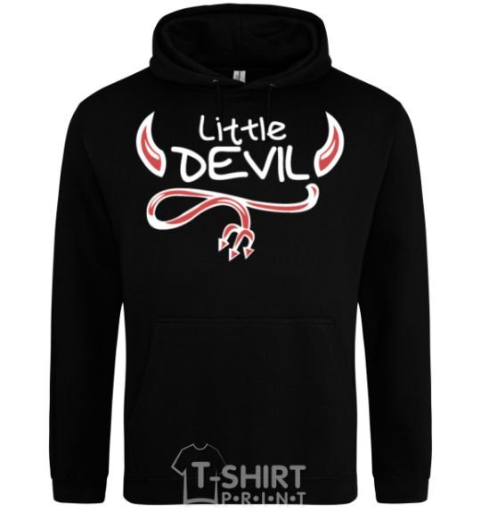 Men`s hoodie Little Devil original black фото