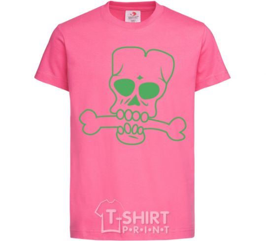 Kids T-shirt zombie bone heliconia фото