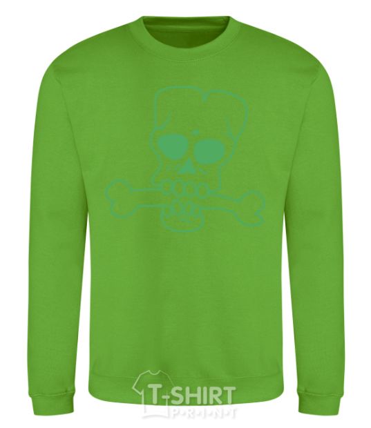 Sweatshirt zombie bone orchid-green фото