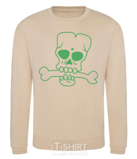 Sweatshirt zombie bone sand фото
