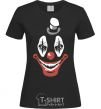 Women's T-shirt scary clown black фото
