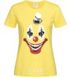 Women's T-shirt scary clown cornsilk фото
