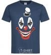 Men's T-Shirt scary clown navy-blue фото