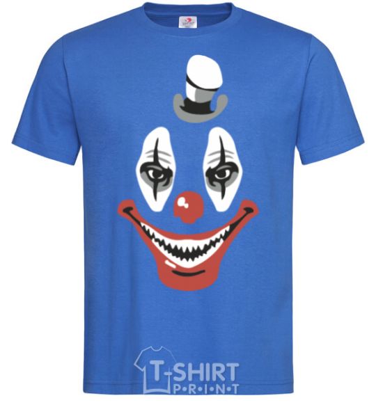 Men's T-Shirt scary clown royal-blue фото